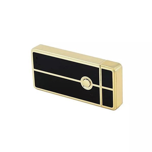Электроимпульсная зажигалка USB Tycoon одна дуга Черно-золотистый USB шнур (100642) V77550444 фото