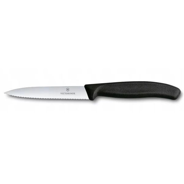 Набор из 2 ножей для чистки овощей Victorinox Swiss Classic Серрейтор Черный 6.7793.2 V77554424 фото