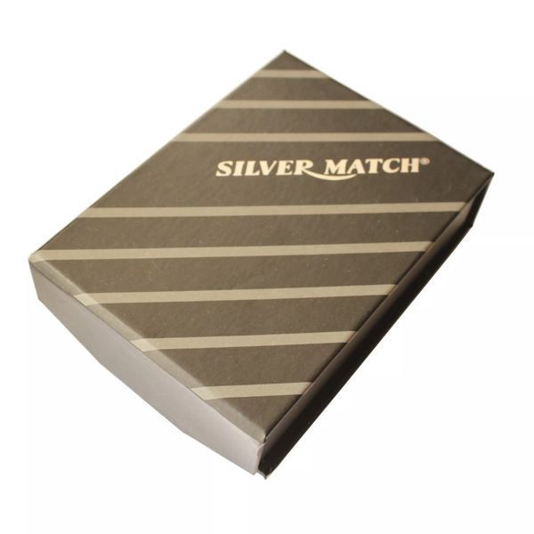 Зажигалка газовая двойное турбо для сигар Silver Match Bowroad DBL Blueflame Lighter Черный лёд (40674273DRI) V77550578 фото