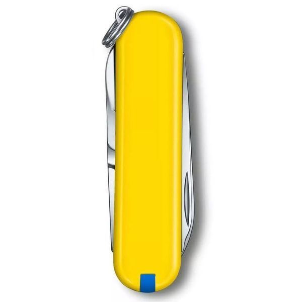 Швейцарський ніж-брелок Victorinox Classic SD UKRAINE Синьо-Жовтий 0.6223.2.8 V77554110 фото