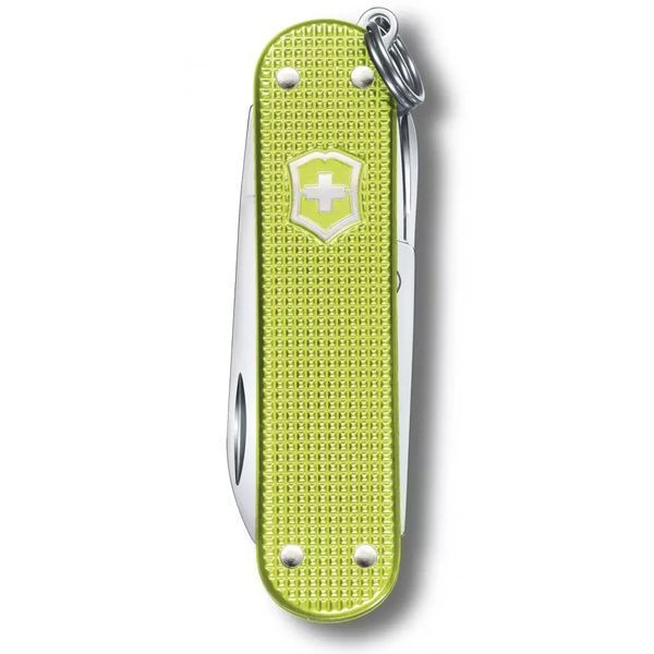 Швейцарский нож Victorinox Classic SD Alox Colors Lime Twist 58 мм, 5 функций, Зеленый (0.6221.241G) V77552248 фото