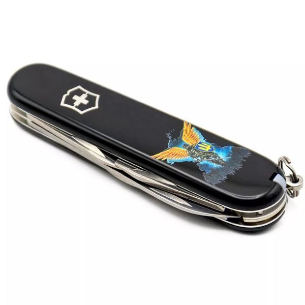 Швейцарский нож Victorinox Spartan Ukraine 91 мм Ангел ВСУ (1.3603.3_T1061u) V77553029 фото