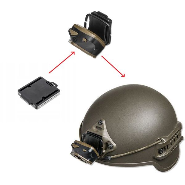 Адаптер Mactronic для Крепления фонаря Nomad 03 на шлем (RHM0011) DAS301727 фото