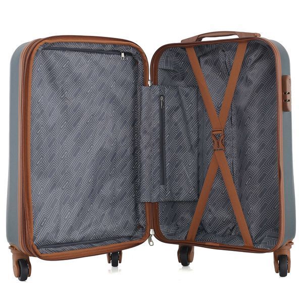 Чемодан Semi Line 20" (S) Green-Grey (T5584-2) DAS302280 фото
