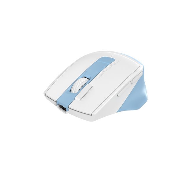 Миша бездротова A4Tech Fstyler FG45CS Air (lcy Blue), USB, колір білий+блакитний FG45CS Air (lcy Blue) 1606366 фото