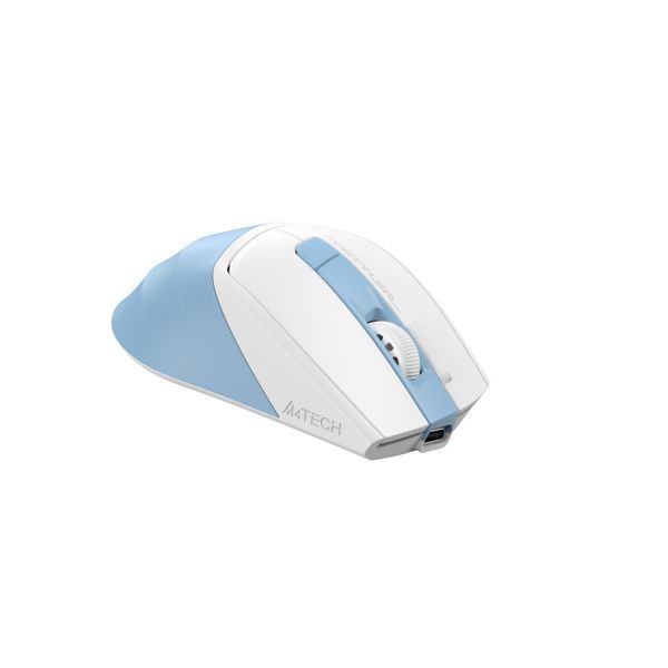 Миша бездротова A4Tech Fstyler FG45CS Air (lcy Blue), USB, колір білий+блакитний FG45CS Air (lcy Blue) 1606366 фото