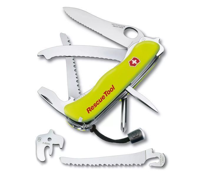 Швейцарский нож Victorinox Rescue Tool 111 мм 15 функций Желтый (0.8623.MWN) V77553723 фото
