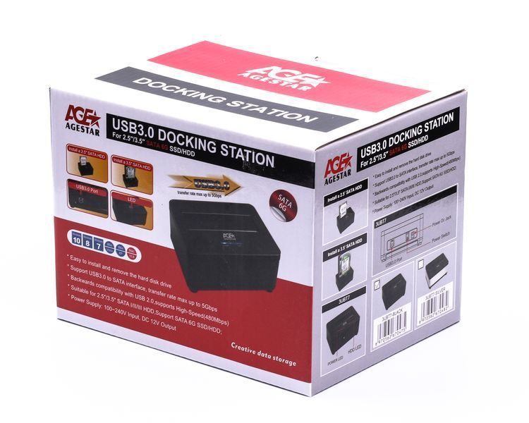 Док-станция AgeStar 3UBT7 (Black) 3UBT7 (Black) 1604899 фото