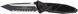 Ніж Microtech Socom Elite Tanto Edge Black Blade Tactical FS Black Серрейтор 161-3T 14090591 фото 1