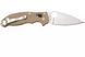Ніж Spyderco Manix 2 CPM Cru-Wear Micarta Brown C101MPCW2 871665 фото 2