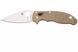 Ніж Spyderco Manix 2 CPM Cru-Wear Micarta Brown C101MPCW2 871665 фото 1