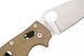 Ніж Spyderco Manix 2 CPM Cru-Wear Micarta Brown C101MPCW2 871665 фото 5