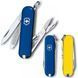 Швейцарський ніж-брелок Victorinox Classic SD UKRAINE Синьо-Жовтий 0.6223.2.8 V77554110 фото 1