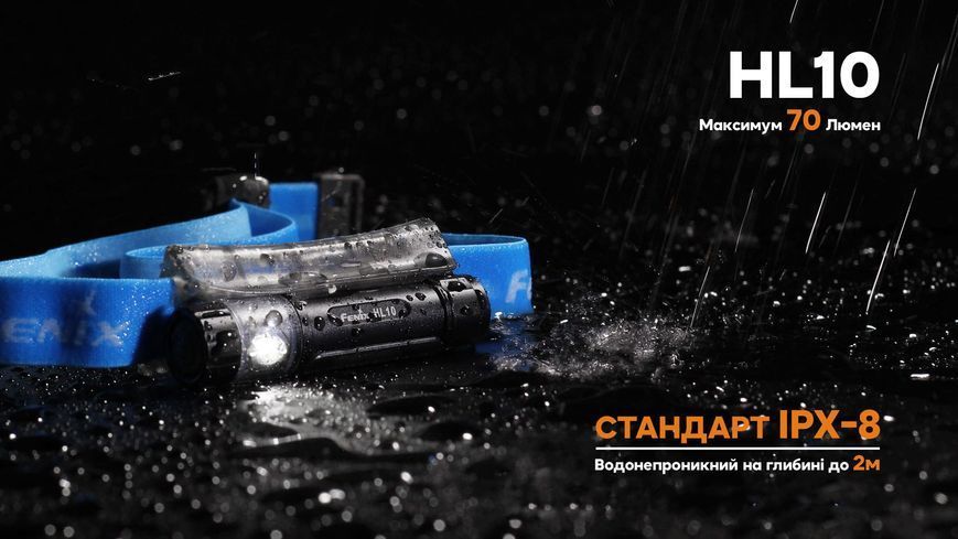 Фонарь налобный Fenix ​​HL10 purple 91524 фото