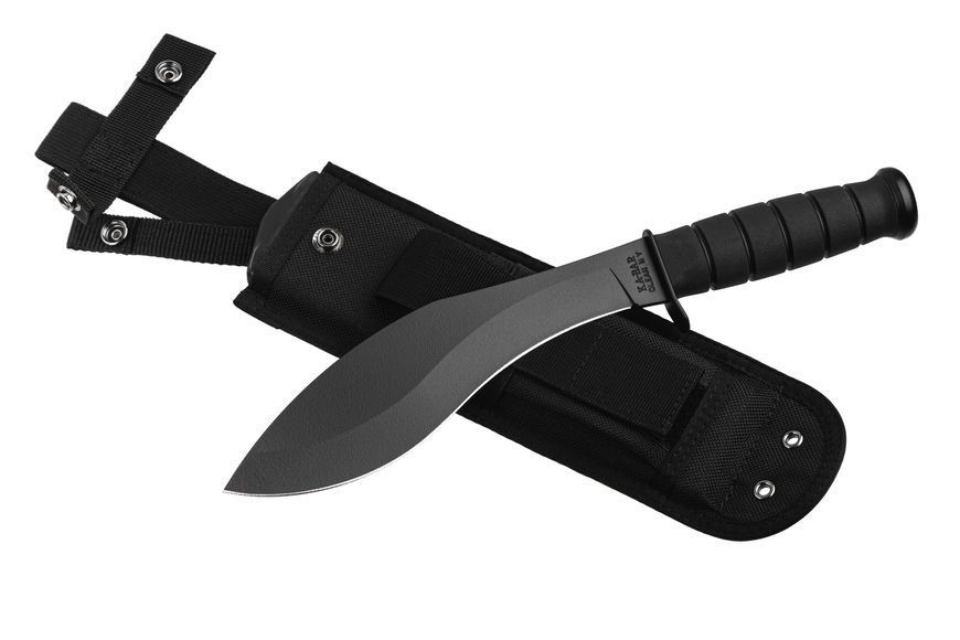 Кукрі-мачете Ka-Bar Combat Kukri, Чорний, нейлоновий чохол 1280 4000724 фото
