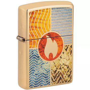 Зажигалка Zippo 254B Elements Of Earth Design 48729 V77550069 фото