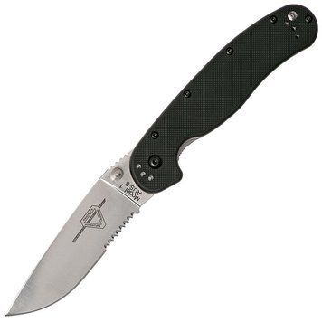Ніж Ontario RAT-1 Folder &mdash; Satin Напівсеррейтор O8849 4000222 фото