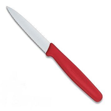 Ніж кухонний Victorinox Standart 10 см серрейтор Червоний 5.0731 4004310 фото