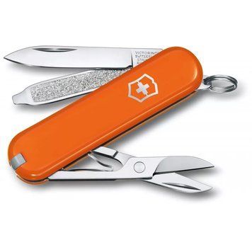 Швейцарський ніж Victorinox Classic SD Colors Mango Tango 58 мм 7 функцій Помаранчевий (0.6223.83G) V77552877 фото