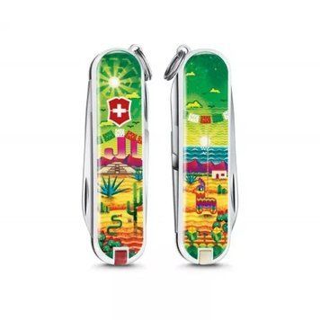 Швейцарський ніж Victorinox Classic LE 2018 Mexican Sunset 58 мм Різнокольоровий (0.6223.L1807) V77553566 фото