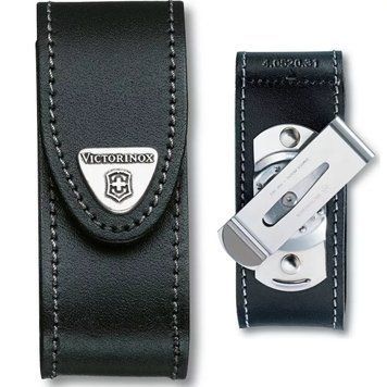 Чохол Victorinox з поворотною кліпсою для ножів 84-91 мм 2-4 шари Чорний (4.0520.31) V77553379 фото