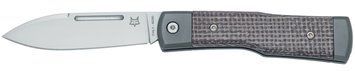 Ніж Fox Gunstock M390 Bison Micarta Titanium Black FX-558 BI 17530738 фото