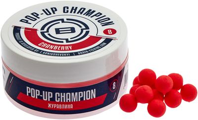Бойли Brain Champion Pop-Up Сranberry (журавлина) 8mm 34g 18582137 фото