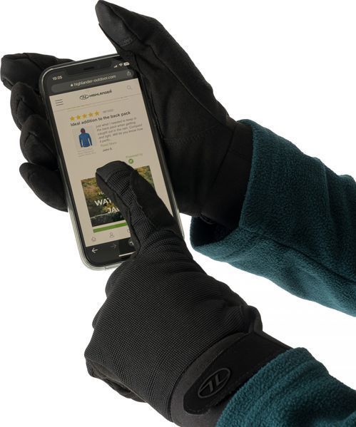 Рукавички водонепроникні Highlander Aqua-Tac Waterproof Gloves Black M (GL095-BK-M) 930527 фото