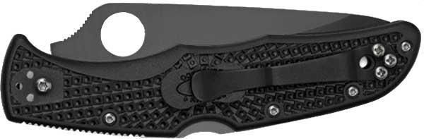 Ніж Spyderco Endura 4 Black Напівсеррейтор C10PSBBK 871133 фото