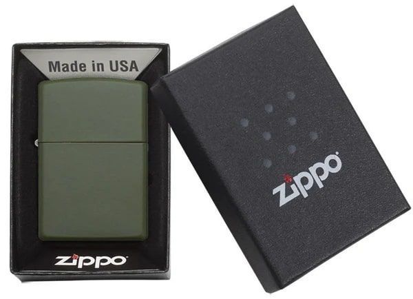 Запальничка Zippo Classic Green Matte 221 V77553998 фото