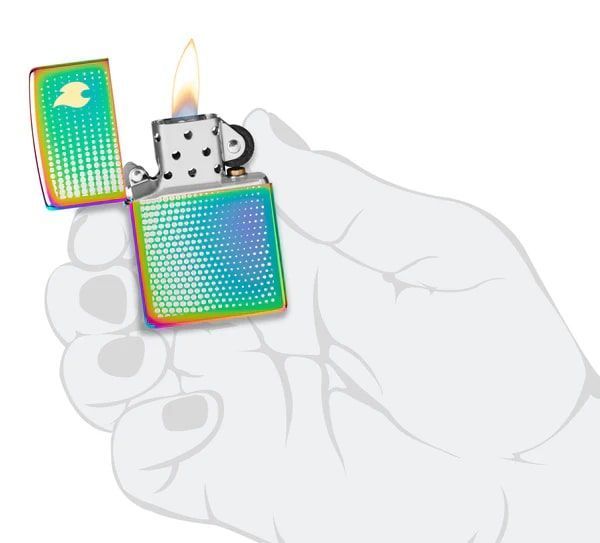 Запальничка Zippo 151 Dots and Flame Design 46569 V77553904 фото