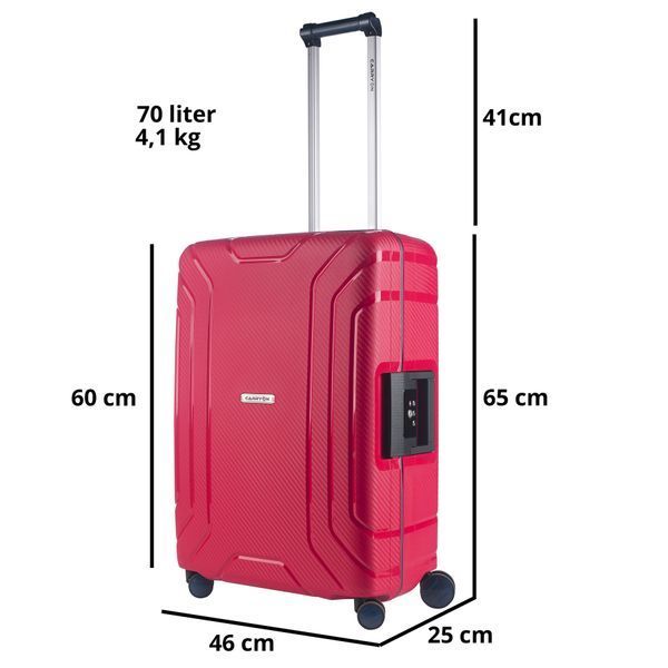 Чемодан CarryOn Steward (M) Red (502262) 930042 фото