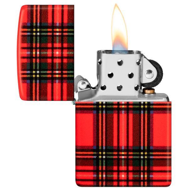 Запальничка бензинова Zippo Red Plaid Design (49352) V77550905 фото