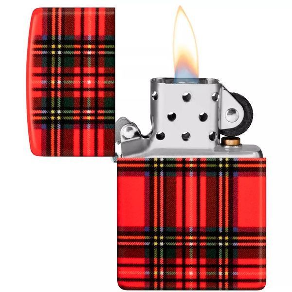 Запальничка бензинова Zippo Red Plaid Design (49352) V77550905 фото