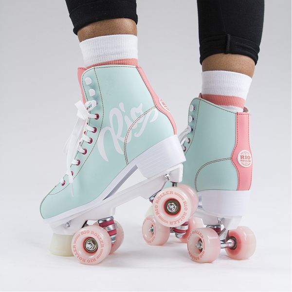 Rio Roller роликовые коньки Script teal-coral 35.5 23330 фото