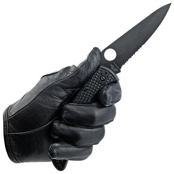 Ніж Spyderco Endura 4 Black Напівсеррейтор C10PSBBK 871133 фото