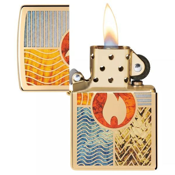 Запальничка Zippo 254B Elements Of Earth Design 48729 V77550069 фото