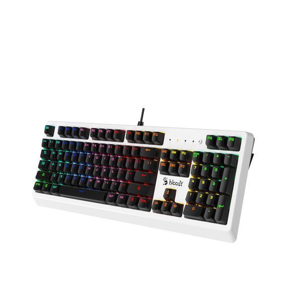 Механічна клавіатура A4Tech Bloody B810RC NetBee+ KT15, колір білий, USB B810RC Bloody (White) 1605219 фото