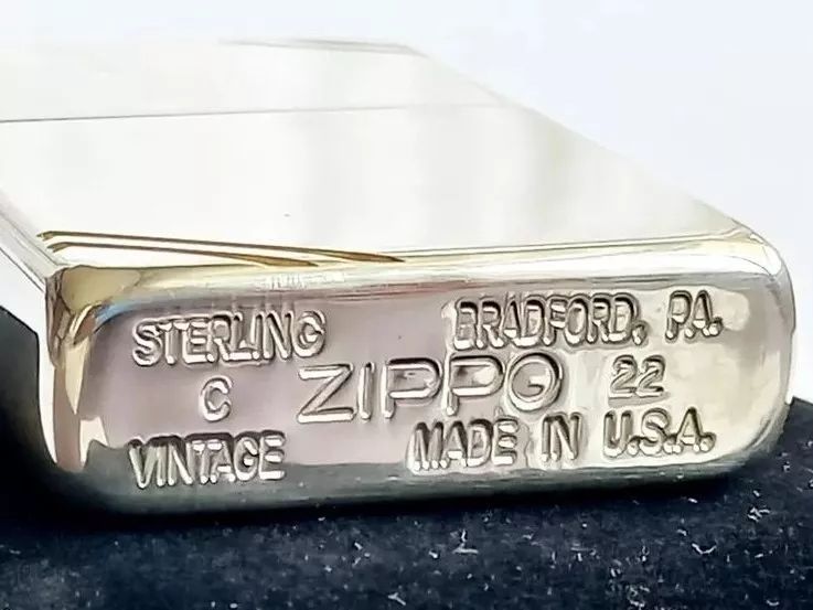 Серебряная Зажигалка Zippo 14 Sterling Silver High Polish Vintage 14 V77552694 фото