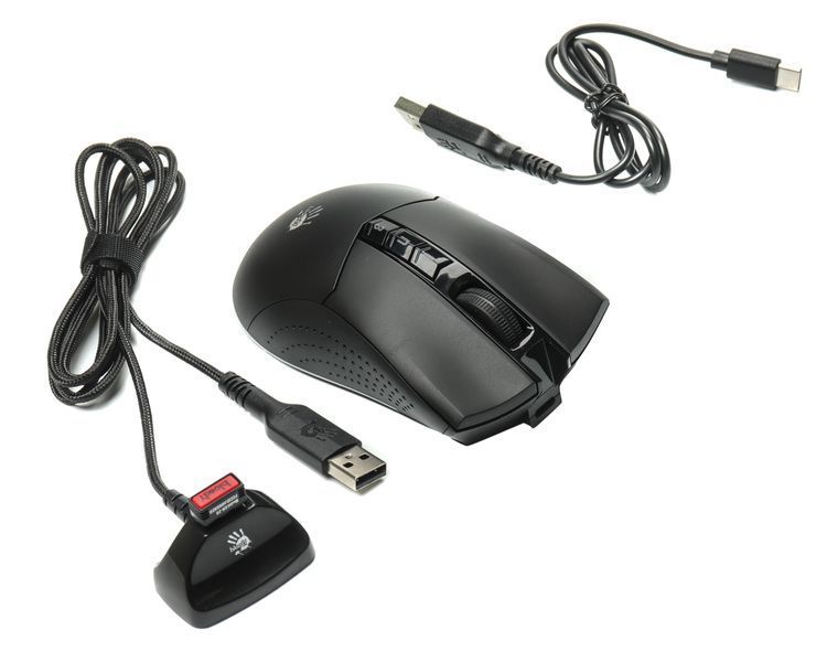 Мышь игровая беспроводная A4-Tech Bloody R90 Plus, черная R90 Plus Bloody (Black) 1605833 фото