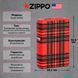 Запальничка бензинова Zippo Red Plaid Design (49352) V77550905 фото 4