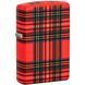 Запальничка бензинова Zippo Red Plaid Design (49352) V77550905 фото 1