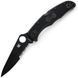 Ніж Spyderco Endura 4 Black Напівсеррейтор C10PSBBK 871133 фото 1