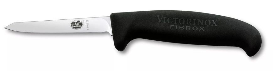 Разделочный нож для птицы Victorinox Poultry черная ручка 5.5903.08S V77554338 фото