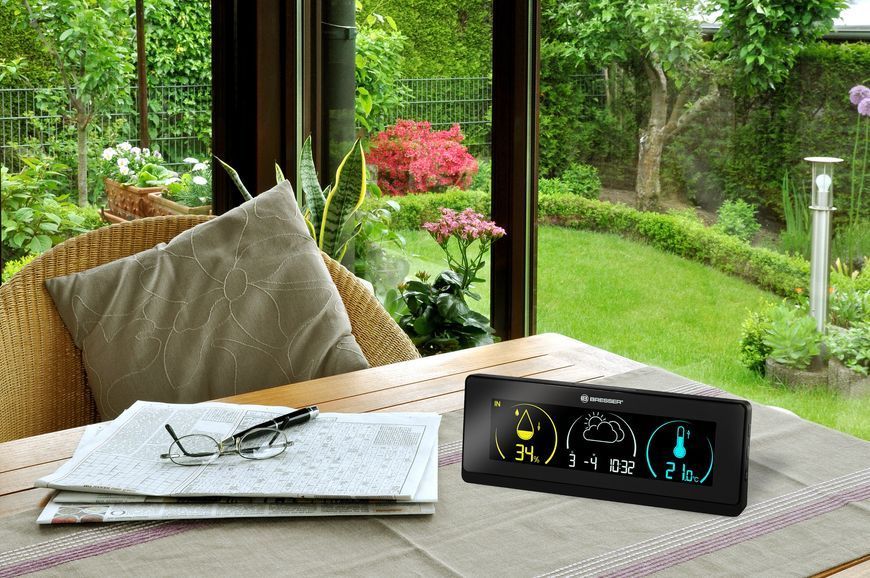 Метеостанция Bresser Colour Temeo Life Black (7008001CM3000) 925520 фото