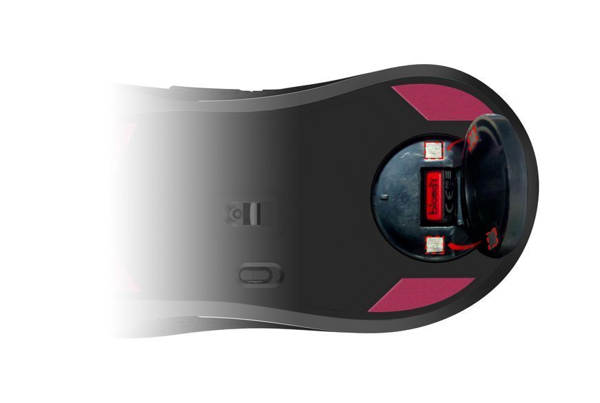 Мышь игровая беспроводная A4-Tech Bloody R90 Plus, черная R90 Plus Bloody (Black) 1605833 фото