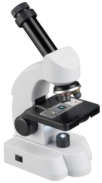 Микроскоп Bresser Junior 40x-640x с адаптером для смартфона и набором для опытов 8856000 фото