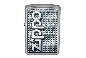 Зажигалка Zippo 3D ABSTRACKT EMBLEM BRUSHED CHROME 28280 V77550691 фото