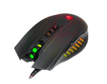 Миша ігрова A4-Tech Bloody Q81, чорна, з підсвічуванням Circuit, USB Q81 Circuit Bloody 0202883 фото