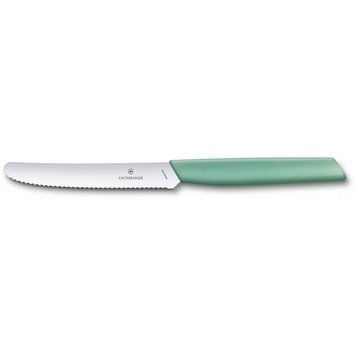 Кухонный нож Victorinox Swiss Modern Tomato&Sausage Зеленый (6.9006.11W41) V77551692 фото